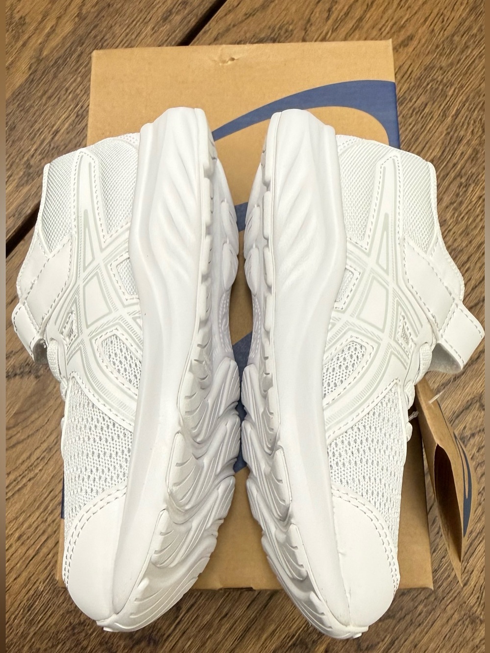 Little Kids' Asics Contend 9 Running Shoes White/Glacier Grey size 12K
